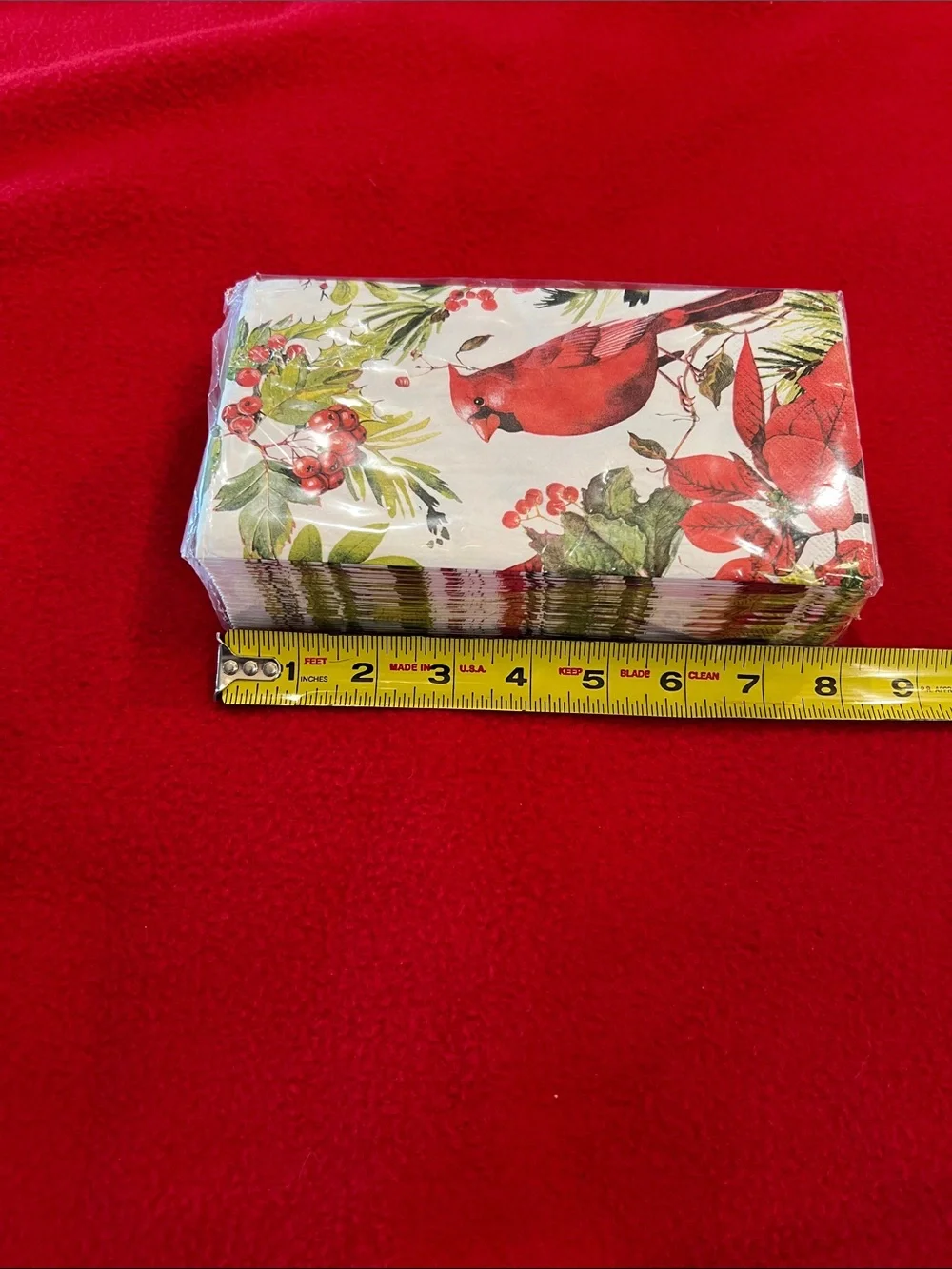 Red Cardinal Paper Napkins 3-Ply 36 Count New in Package